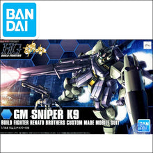 Original Gundam HG 1/144 Model GM SNIPER K9 GUNDAM FULL PACKAGE Mobile Suit Kids Toys With Holder
