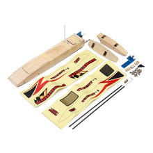 3652 Unassembled Electric RC Boat Kit without Motor ESC Servo Transmitter Battery Spare Parts DIY Accessories Model Toys