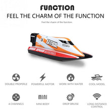 4 Channels RC Boats Plastic Electric Remote Control Speed Boat Twin Motor Kid Chirdren Speedboat Toy
