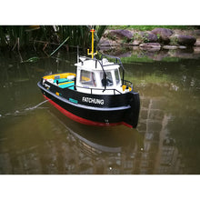 DIY Simulation remote control ship model kit for Tug804 tugboat rescue ship small-scale and moped tugboat 1:18