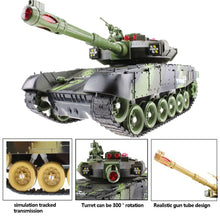 Large Remote Control Tank Charging Battle Launching Off-road Tracked Remote Control Car Boy Children's Toy Car