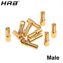 10PCS Amass Banana Plug 2.0mm 3.0mm 3.5mm 4.0mm Bullet Female Male Connector 5.0mm 5.5mm 6mm 6.5mm Brass Plated Copper RC Parts