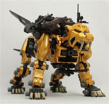 Model ROBOT ANIMAL ZOIDS 1/72 Handing Building SABER TIGER GOLD Destiny Armor Unchained Mobile Suit Kids Toys
