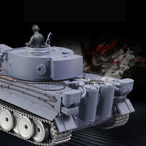 1:16 German Tiger Heavy Tank 2.4G Remote Control Model Military Tank with Sound Smoke Shooting Effect - Metal Ultimate Edition