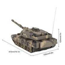 1:14 4CH Simulation RC Military Tank Turret Rotation Light & Music Remote Control Model Long Distance Control Kids Toy Gift