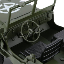 C606 1:10 RC Car 2.4G 4WD Convertible Remote Control Light Jeep Four-Wheel Drive Off-Road Military Climbing Car Toy Kid Gift