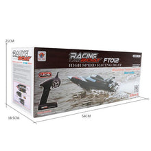 Hobbylane FT012 2.4G Brushless RC Boat Remote Control Boats for Kid Toys