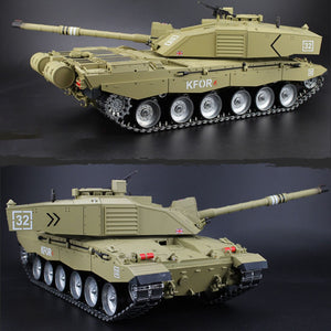 1:16 British Challenger Ⅱ Main Battle Tank 2.4G Remote Control Model Tank with Sound Smoke Effect Metal Ultimate Edition