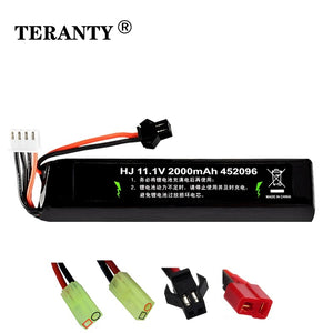 11.1v Lipo Battery for Water Gun 3S 11.1V 2000mAh 30C 452096 battery for Mini Airsoft BB Air Pistol Electric Toys Guns Parts
