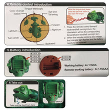 RC Animals Toys RC-Chameleon Lizard Pet Intelligent Remote Control Toy Electronic Model Reptile Animals Robot for Kid Gifts