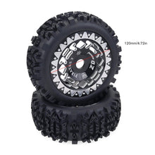 4pcs 1/8 RC Buggy Scale Truck Off-Road Tyre Banner Wilderness Tires Glue Wheels Contest Practice for 1/8 RC Car Parts
