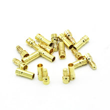 20/40pcs 3.5mm 4mm 5.5mm Gold Bullet Banana Connector Plug For RC FPV Racing Drone Quadcopter ESC Battery Motor