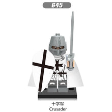 8pcs/Set Spartan Warriors Roman Crusader Puzzle Legoed Assembling Building Blocks Kit Toys Kids Gifts