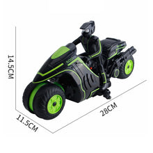 2.4G RC Stunt Motorcycle Left-right Drift 360 Degrees Rotation Remote Control Electric Motorcycle Toy For Boys Girls Kids