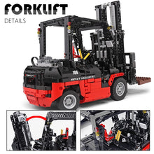 Yeshin Technic Motor Car Toys The Legoing 3681 Forklift Mk II Set Assembly Kits Toys Kids Christmas Gifts Building Blocks Bricks