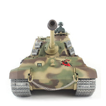 1:16 German Henschel Tiger King Battle Tank 2.4G Remote Control Model Military Tank With Sound Smoke Shooting Effect - Metall