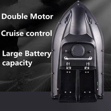 New Update Double Hopper 500m RC Distance 180mins RC Fishing Bait Boat H18 Cruise Control With Free Waterproof Bag VS 2011-5 to