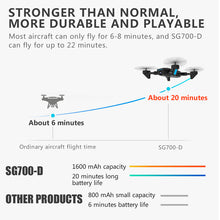 SG700D quadcopter dron drones with camera hd mini drone rc helicopter 4k toys profissional drohne com camera quadrocopter racing