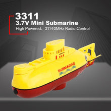 Mini Submarine 3314 Radio Control Submarine Racing Boat Universal Rc Toys For Children Portable Children RC Speedboat Model