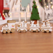 Xmas Wooden Christmas Train Santa Claus Festival Ornament Home Decor Kids Gifts Kids Toys Toys For Children Christmas Gifts