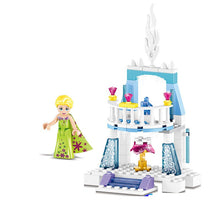 4 In 1 Princess Mermaid Elsa Anna Ice Castle Model Building Blocks Kit Toys Compatible with Legoinglys Friends Girl Kids Gifts