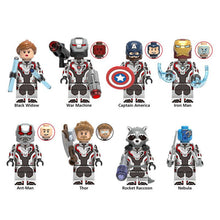 16pcs/set The Avengers Heroes DIY Model Building Blocks Kit Hulk Batman Thanos Thor Assembling Bricks Toys Kids with Legoinglys
