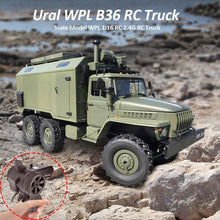 WPL B36 Ural Truck Scale Model WPL 1:16 RC Army Truck 2.4G 6WD RC Car Off-rode Remote Control Military Trucks Rock Crawler