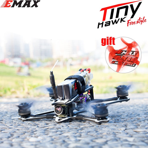 EMAX Tinyhawk Freestyle 115mm 2.5inch F4 5A ESC FPV Racing RC Drone BNF Version Frsky Compatible FPV Drone