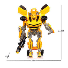 35cm Deformation Robot Toys Car War Hornet Battle Blades Optimus Prime Movie Film 4 Model Classic Edition Gifts Boy toys