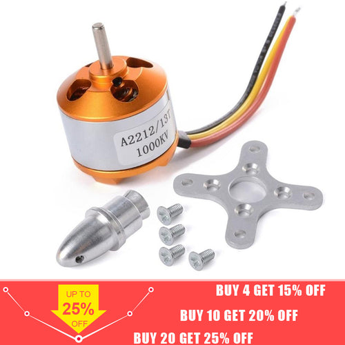 A2212 Brushless Motor 930KV 1000KV 1400KV 2200KV 2450KV 2700KV For RC Aircraft Plane Multi-copter Brushless Outrunner Motor