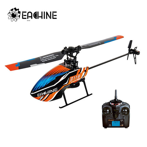 Eachine E119 2.4G 4CH 6-Axis 4CH Flybarless RC Helicopter RTF Optional Mode Right and Left Hand Throttle