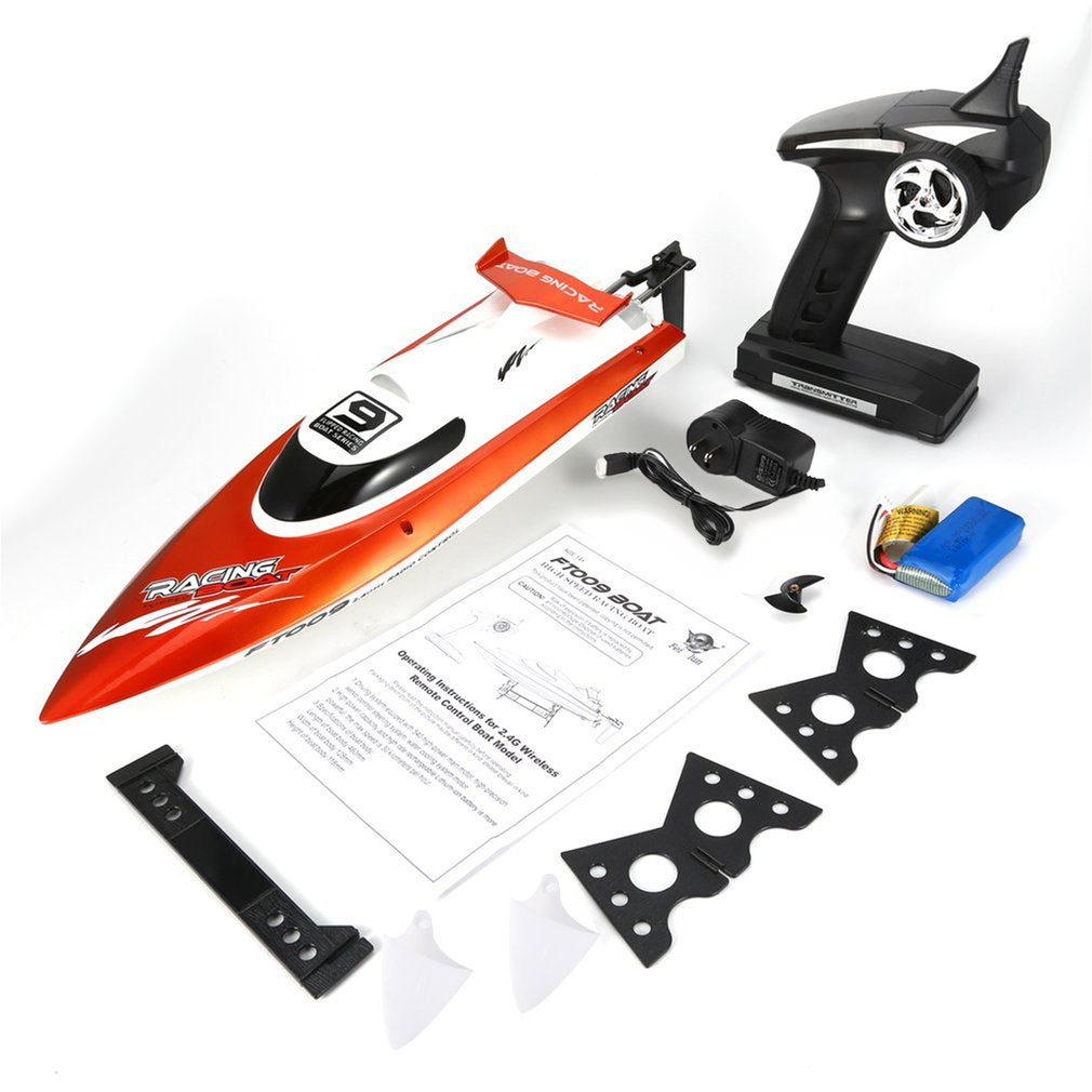 Feilun FT009 2.4G 4CH Water Cooling RC Racing Boat 30km/h Super Speed Electric RC Boat Toy Remote Control Boats