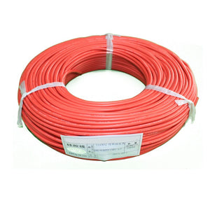 10meter/lot High Quality wire silicone 10 12 14 16 18 20 22 24 26 AWG 5m red and 5m black color
