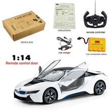 Rastar BMW RC Car 1:14 1:18 i8 Remote Control Toys Radio Control Car Machines Model Electric Car Toys Boys Birthday Gifts Kids