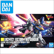 Original Japaness Gundam HG 1/144 Model LM314V21 ICTORY TWO V2 GUNDAM Mobile Suit Kids Toys
