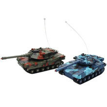 2PCS Small Children's Toy Car Double Battle Tank Car Remote Control Car Anti-fall Collision Children's Educational Toy Rc Car