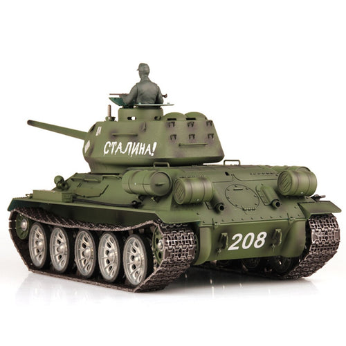 1:16 Soviet T-34 Medium Tank 2.4G Remote Control Model Military Tank With Sound Smoke Shooting Effect 3 Version Edition