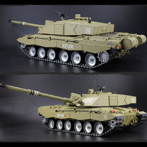 1:16 British Challenger Ⅱ Main Battle Tank 2.4G Remote Control Model Tank with Sound Smoke Effect Metal Ultimate Edition