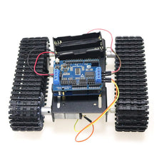ESPduino Control Robot Tank Chassis Kit with Development Board+Motor Drive Shield Board+DC Motor for Arduino DIY RC Toy Kit