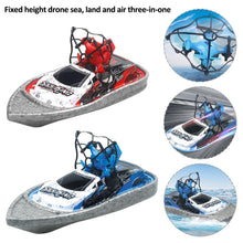 Fixed High Drone Sea Land Air Remote Control Car Speedboat Boat Mini Aircraft Electric Drift Racing 3-in-1 Quadcopter Hovercraft
