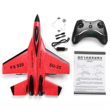 RC Plane Toy EPP Craft Foam Electric Outdoor RTF Radio Remote Control SU-35 Tail Pusher Quadcopter Glider Airplane Model for Boy
