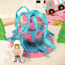 Electric Train Toy Blocks Rails Train Wood Model Railway Wooden Trains Building Blocks Track Magic RC Trains Set Wooden Railway