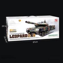 1:16 German Leopard 2A6 Main Battle Tank 2.4G Remote Control Model Tank with Sound Smoke Shooting Effect - Basic Edition