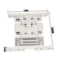 Aluminum Gearbox Mounting Base Skid Plate for Axial SCX10 RC TFL Car Car Frame