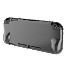Transparent TPU Crystal Cover Case for Nintendo Switch Lite Game Machine(Transparent Grey)