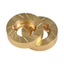 YEAHRUN Heavy Metal Internal Wheel Weights Turning Copper Counterweight For Axial SCX10 II 90046 90047 1/10 RC Car
