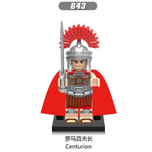 8pcs/Set Spartan Warriors Roman Crusader Puzzle Legoed Assembling Building Blocks Kit Toys Kids Gifts