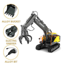 E568 Alloy Excavator 1:16 Rc Alloy Excavator 17ch Big Rc Trucks Simulation Excavator Remote Control Vehicle Toys For Boys