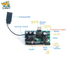 WPL Upgrade Control Control Sound System V3 Transmitter DIY Receiver Board Horn Spare Part Accessories Replacement For WPL Truck