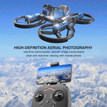 WiFi FPV RC Drone Motorcycle 2 In 1 Foldable Helicopter Camera 0.3MP Altitude Hold RC Quadcopter Motorcycle Drone 2 In 1 Dron